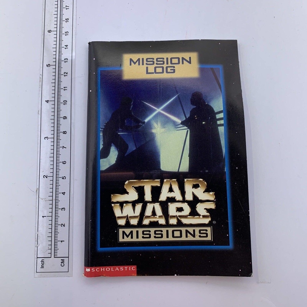 Vintage Scholastic Star Wars Note Book Field Notes Size Mission Log Darth Vader
